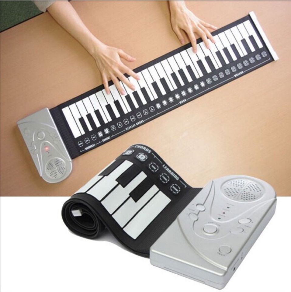 Đàn piano điện tử cuộn dẻo 49 phím giá rẻ có bảo hành