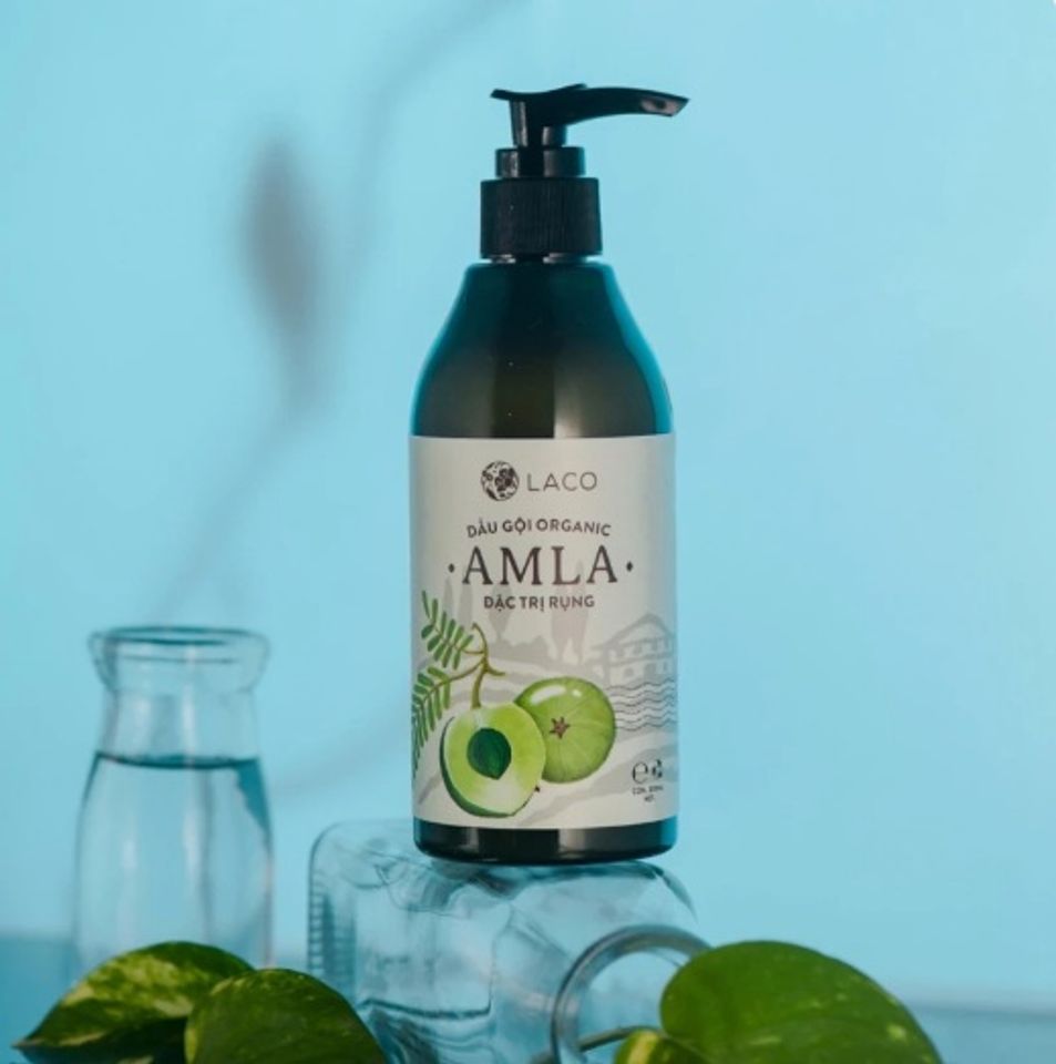 Dầu gội organic Amla hỗ trợ cải thiện tóc rụng, tóc gàu