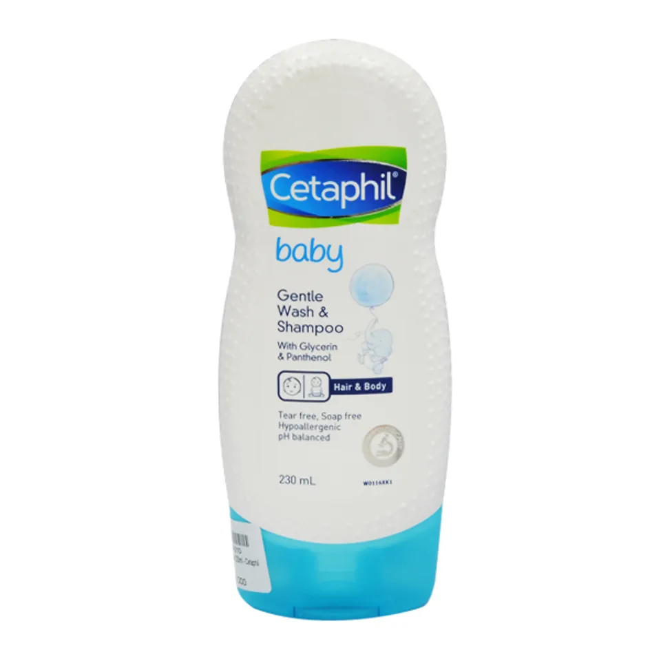 Sữa tắm gội cho bé Cetaphil Baby Wash and Shampoo dịu nhẹ cho bé