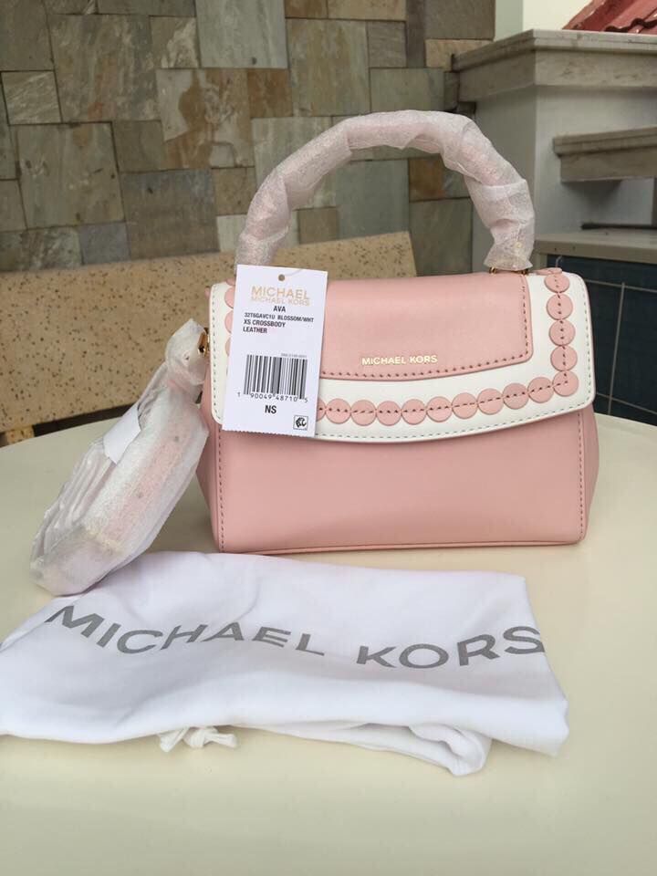 Túi Michael Kors Ava Applique màu Blossom - White 3