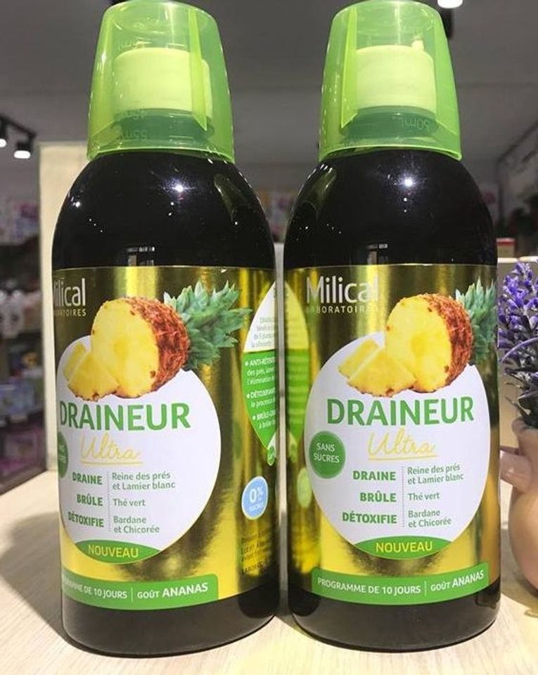 Nước Detox Milical Draineur có nhiều hương vị trái cây rất dễ uống