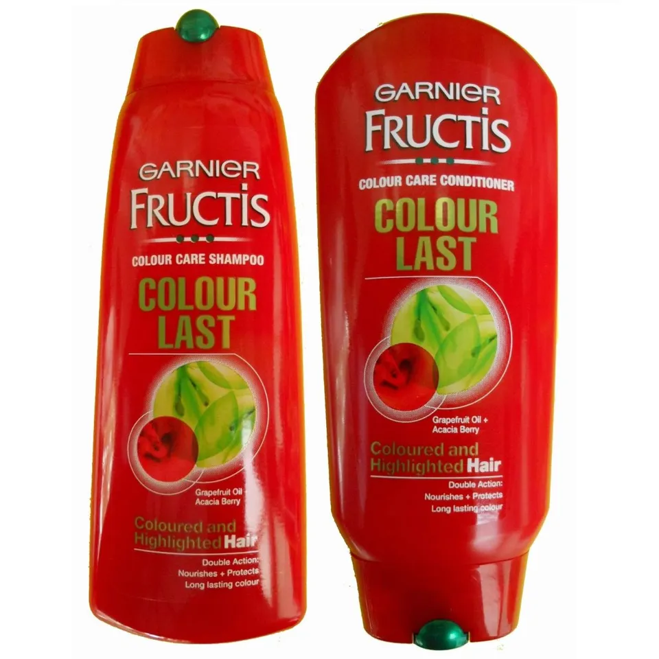 Bộ dầu gội Garnier Fructis dành cho tóc nhuộm 