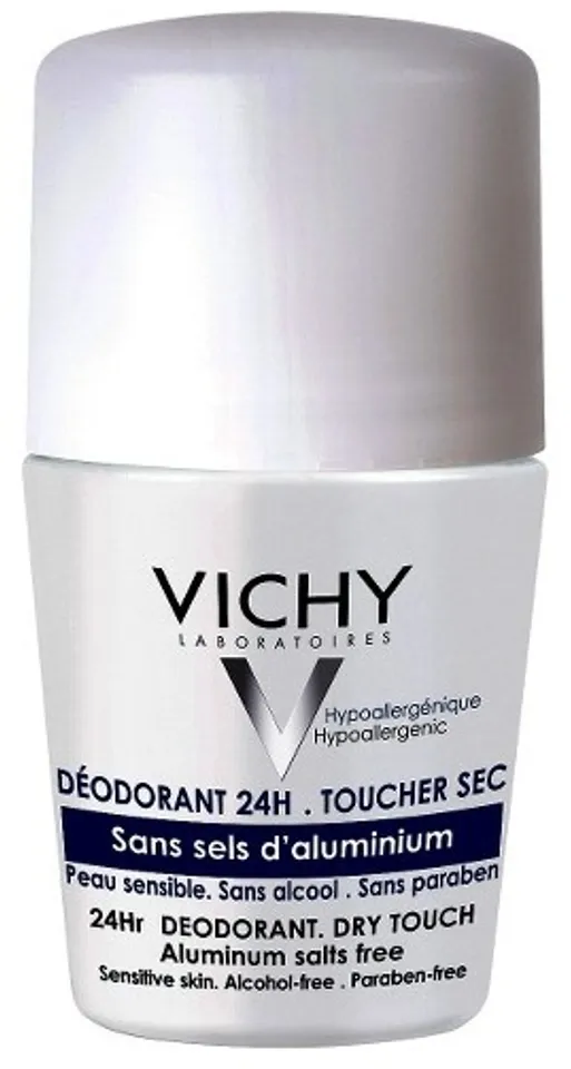 Lăn khử mùi Vichy của Pháp màu trắng xám
