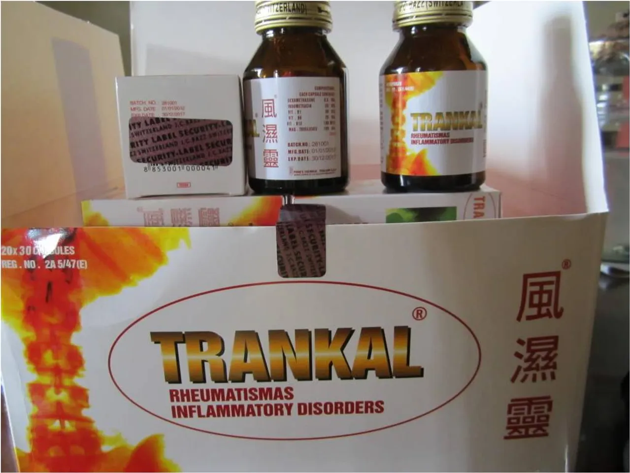 Trankal Thái lan hỗ trợ trị đau khớp gout, đau thần kinh tọa