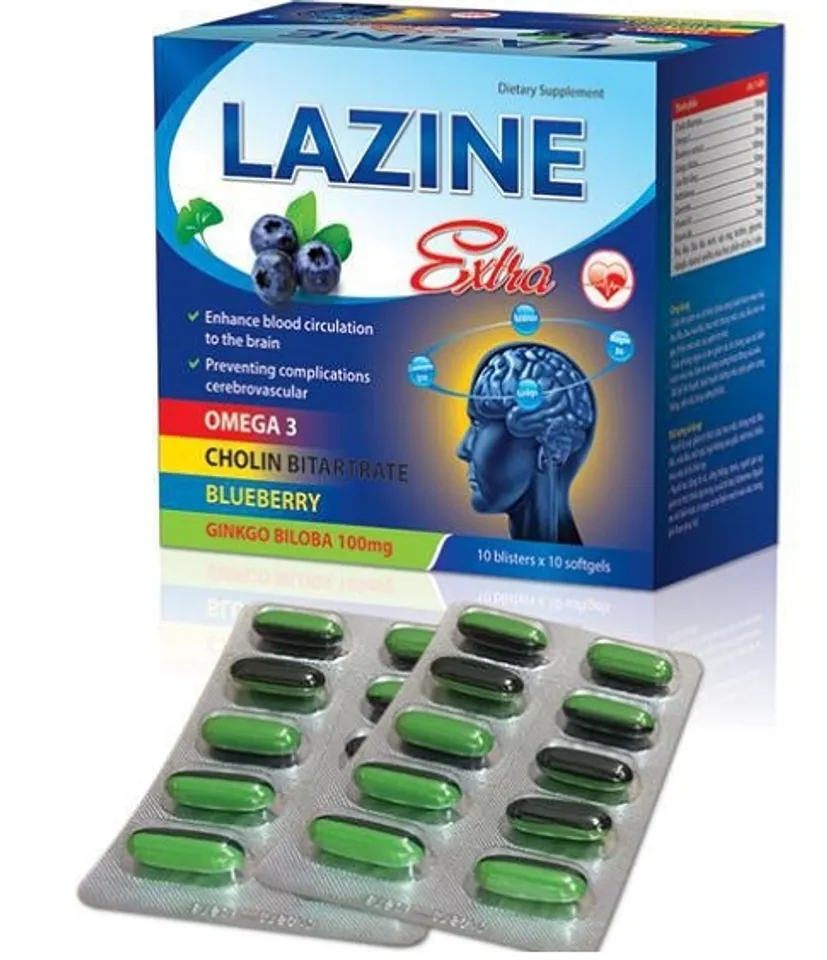 Bổ huyết dưỡng não Lazine Extra