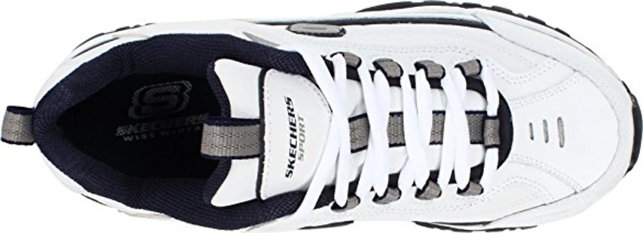 Giày thể thao nam Skechers Energy Afterburn White/Navy 5