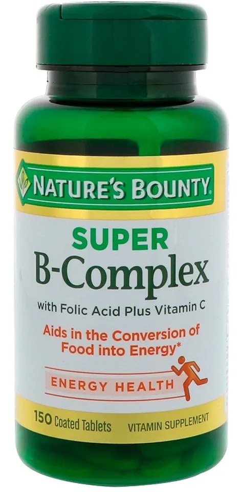 Viên B-Complex Nature’s Bounty with Folic Acid + Vit C 1