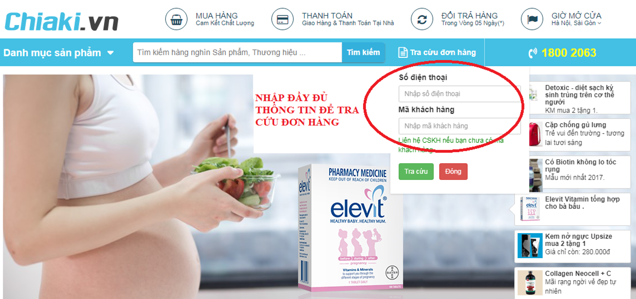 C&aacute;ch tra cứu đơn h&agrave;ng tại chiaki.vn 2