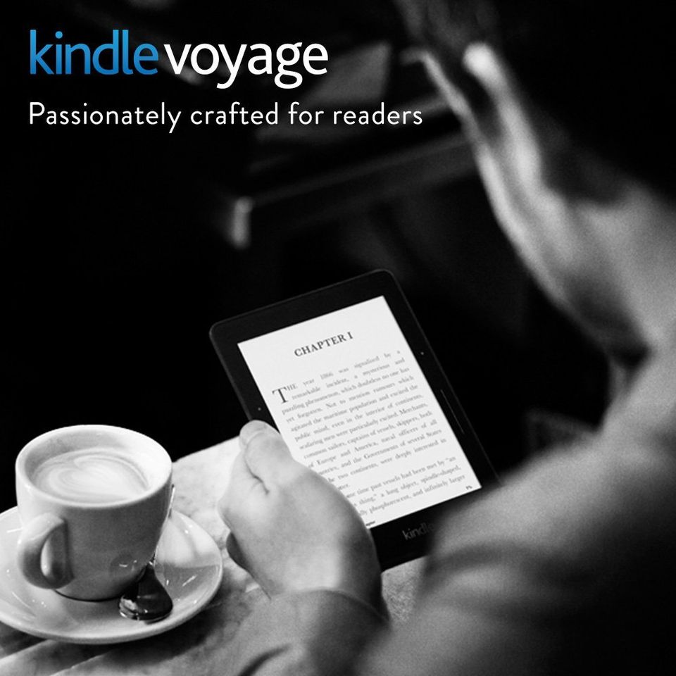 Kindle Voyage tự động điều chỉnh độ sáng màn hình tùy theo ánh sáng của môi trường xung quanh