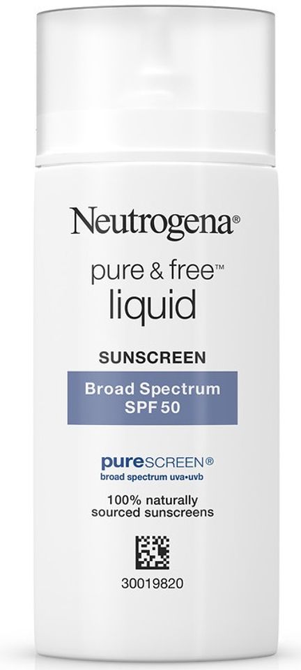 Kem chống nắng Neutrogena Pure & Free Liquid Sunscreen SPF50 với công thức Oil free