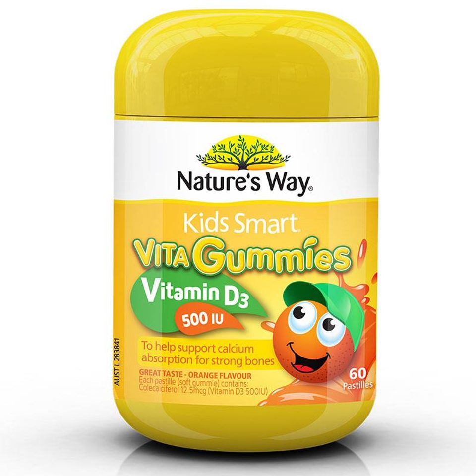 Kẹo Vita Gummies bổ sung Vitamin D3 hộp 60 viên của Úc