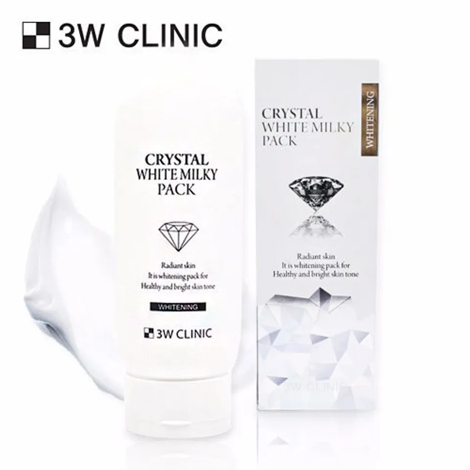 Kem Dưỡng Trắng Da 3w Clinic Crystal Whitening Milky Pack 1