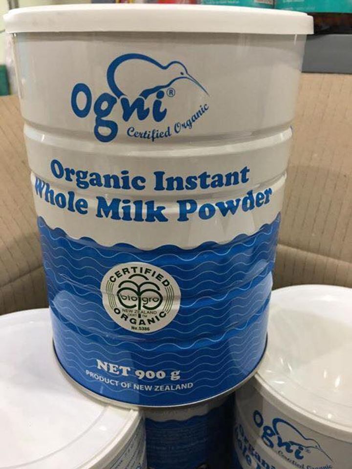Sữa Ogni Organic hữu cơ nguyên kem 900g