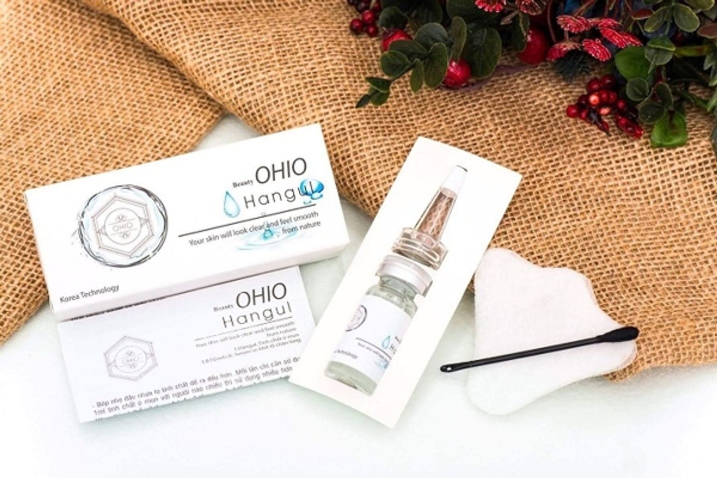 Tinh Chất Ủ Mụn Ohio Hangul H&agrave;n Quốc Ch&iacute;nh H&atilde;ng