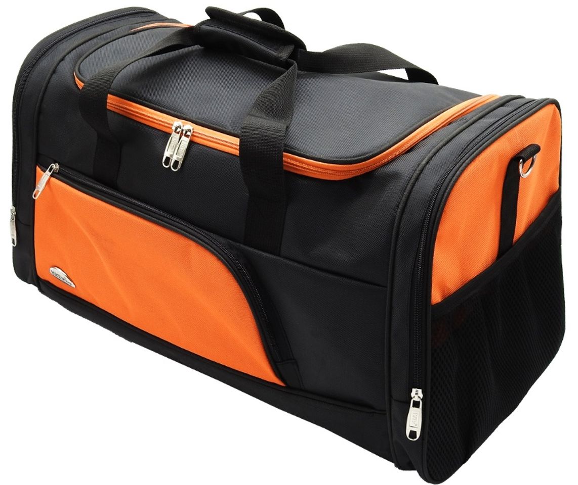 Túi du lịch KiTy Bags 0597BIG chống thấm nước màu cam - đen