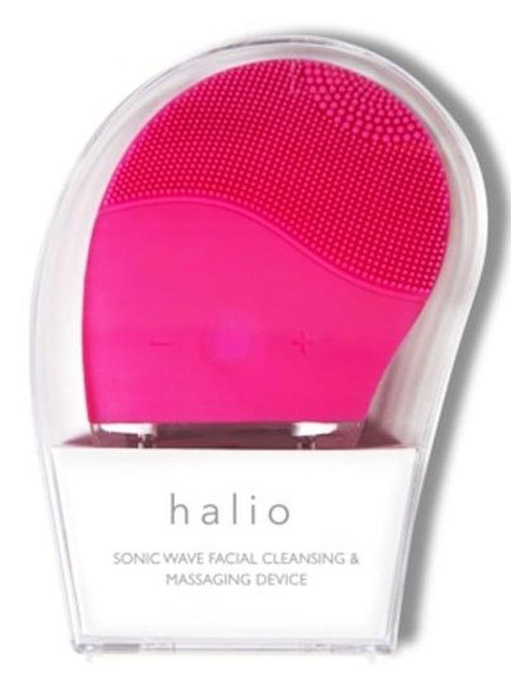 Máy rửa mặt Halio màu hồng đậm
