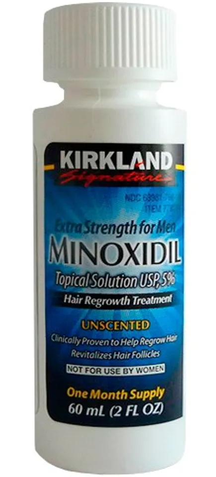 Dung dịch mọc tóc, mọc râu Minoxidil 5% Kirkland của Mỹ 1