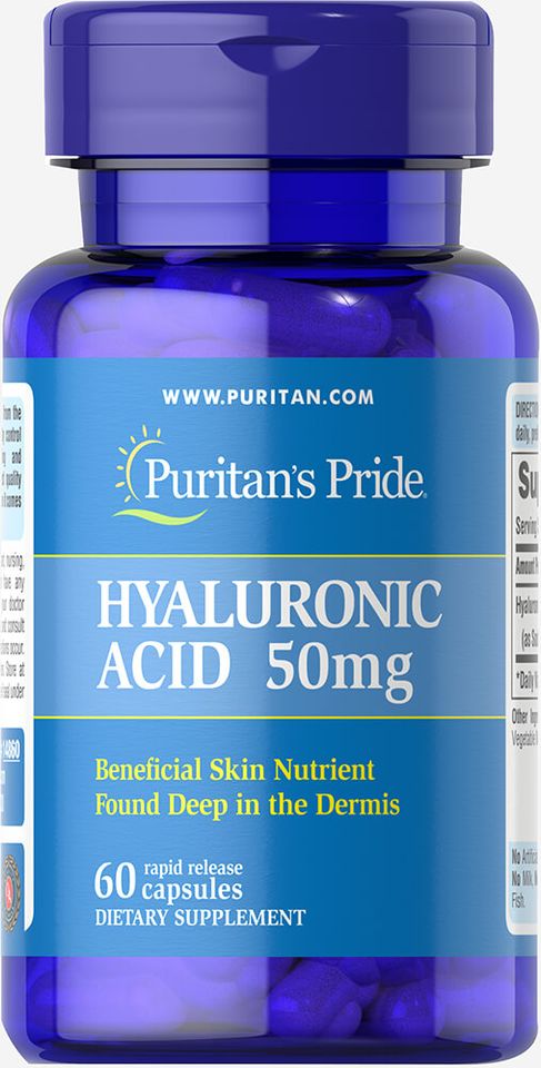 Viên uống cấp nước Puritan's Pride Hyaluronic Acid 50 mg 1