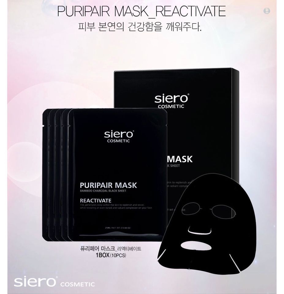 Combo 5 miếng mặt nạ tái sinh Siero Puripair Mask Reactivate 1