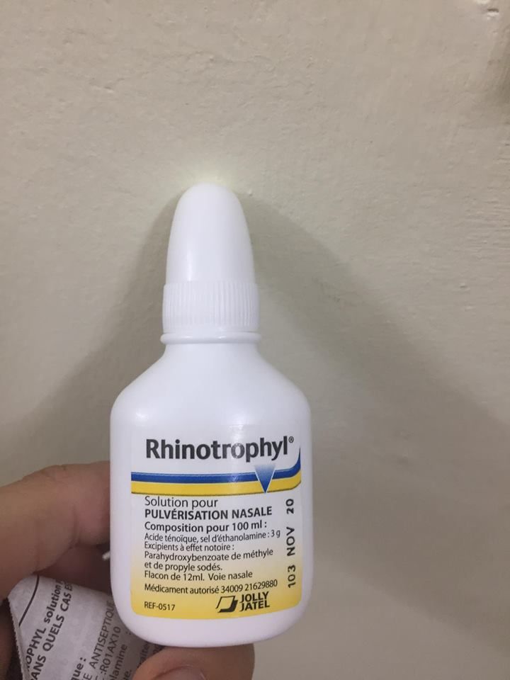 Nhỏ mũi Rhinotrophyl phù hợp cho người bị sổ mũi, nghẹt mũi, cảm lạnh, viêm đường hô hấp, viêm mũi do thời tiết...