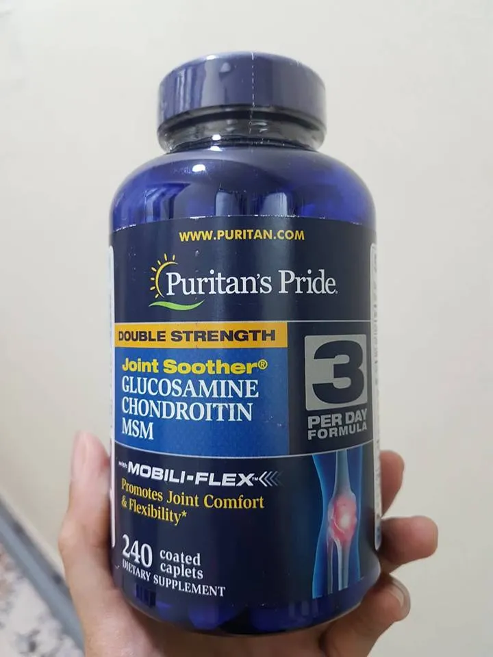 Viên bổ sung Glucosamine MSM Puritan's Pride của Mỹ 1
