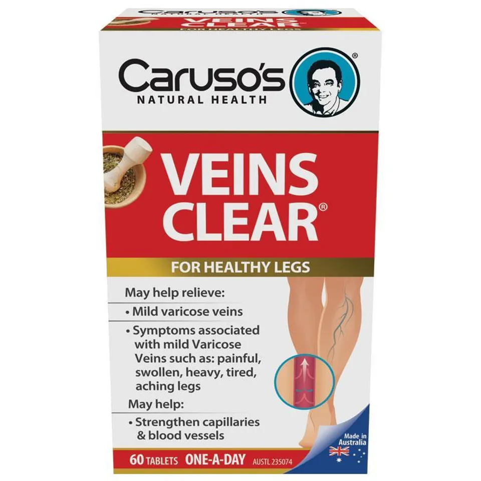 Viên uống Caruso’s Veins Clear của Úc 1