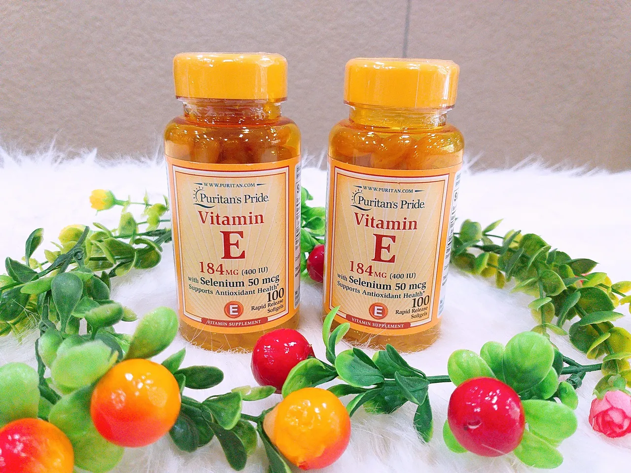Viên uống vitamin e 184 mg 400IU Puritan's Pride
