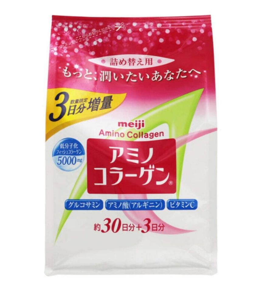 Bột Meiji Amino Collagen cho phụ nữ dưới 40 tuổi 2