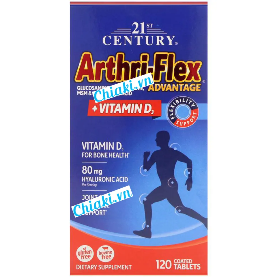 Arthri Flex + Vitamin D3 180 viên của Mỹ 1