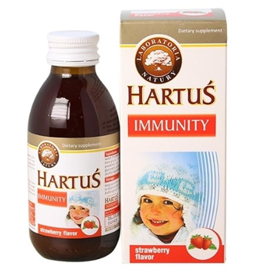 Siro Hartus Immunity tăng đề kh&aacute;ng cho b&eacute; 9 th&aacute;ng