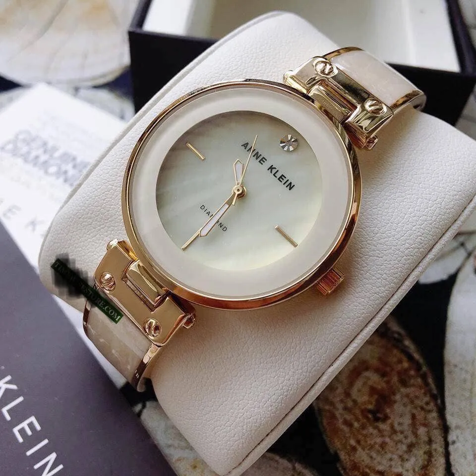 Đồng hồ Anne Klein AK/2512IVGB Mother of Pearl Dial 2