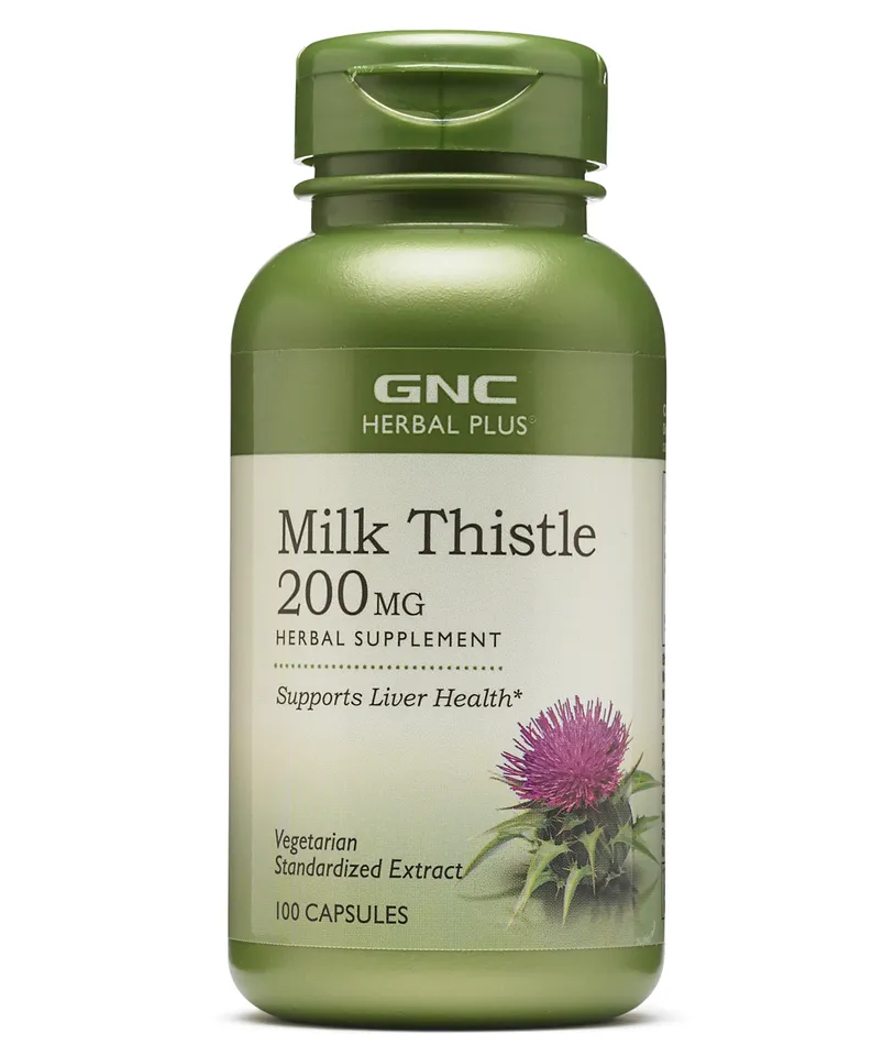 Viên uống GNC Milk Thistle 200mg của Mỹ 1
