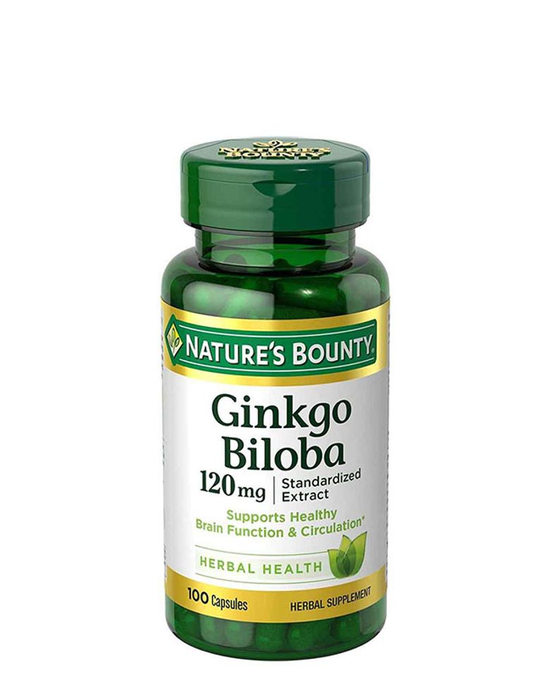 Ginkgo Biloba 120mg Nature's Bounty 100 vi&ecirc;n