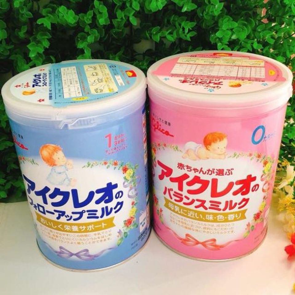 Sữa Glico Nhật Bản số 0 v&agrave; 1