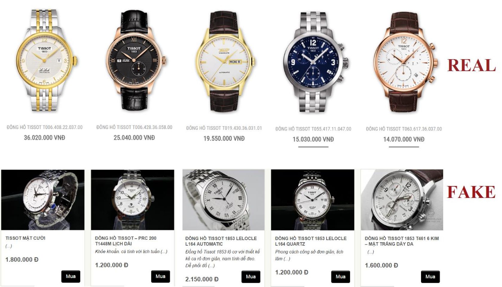 C&aacute;ch nhận biết đồng hồ Tissot ch&iacute;nh h&atilde;ng thật 1
