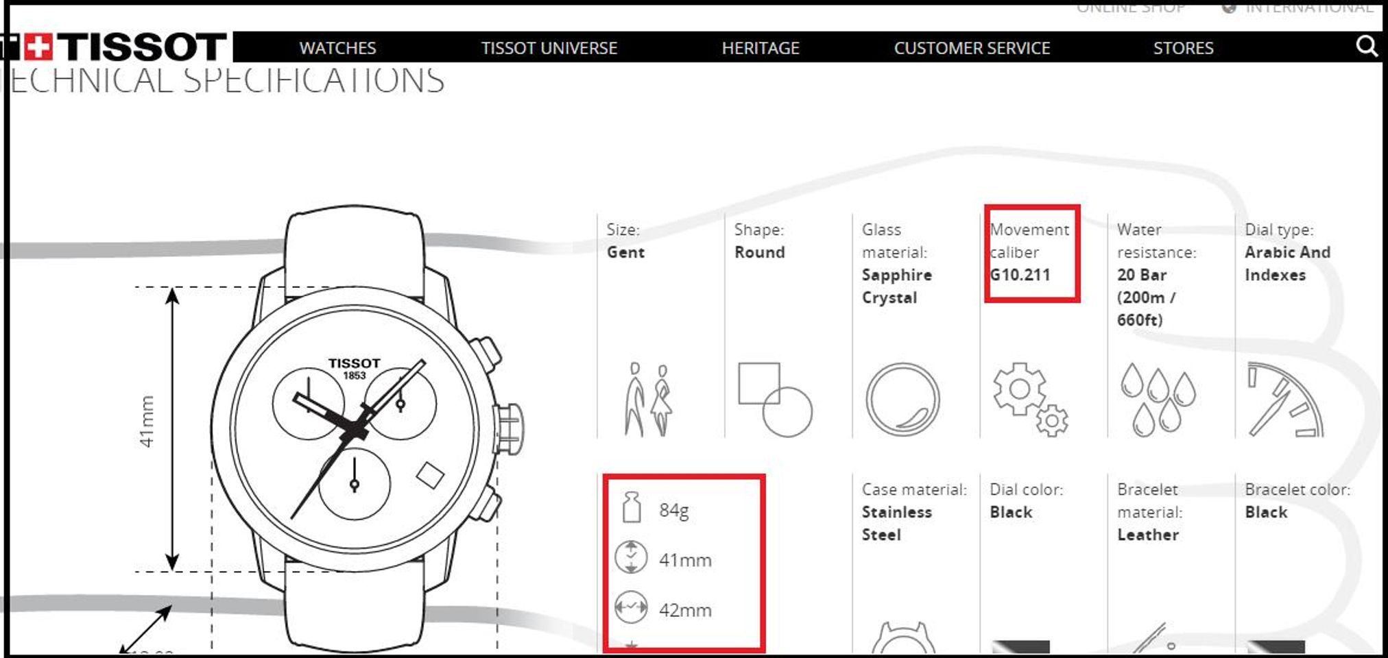 C&aacute;ch nhận biết đồng hồ Tissot ch&iacute;nh h&atilde;ng thật 2