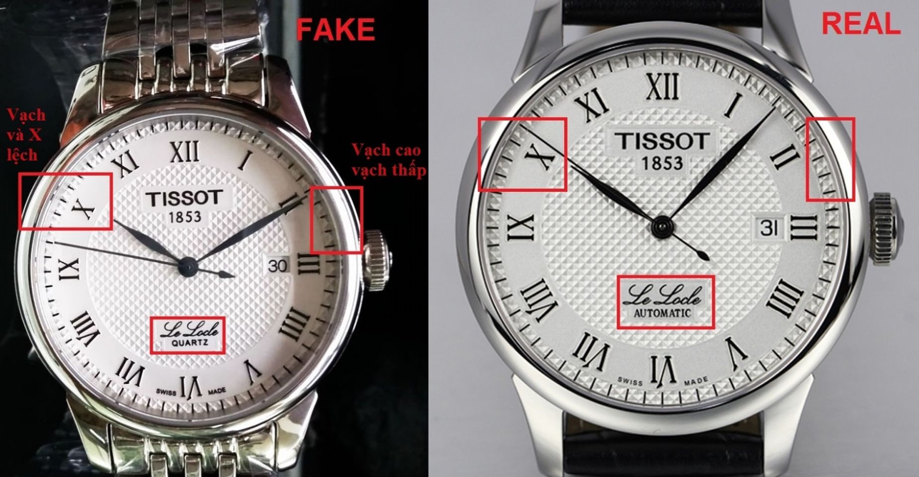C&aacute;ch nhận biết đồng hồ Tissot ch&iacute;nh h&atilde;ng thật 3