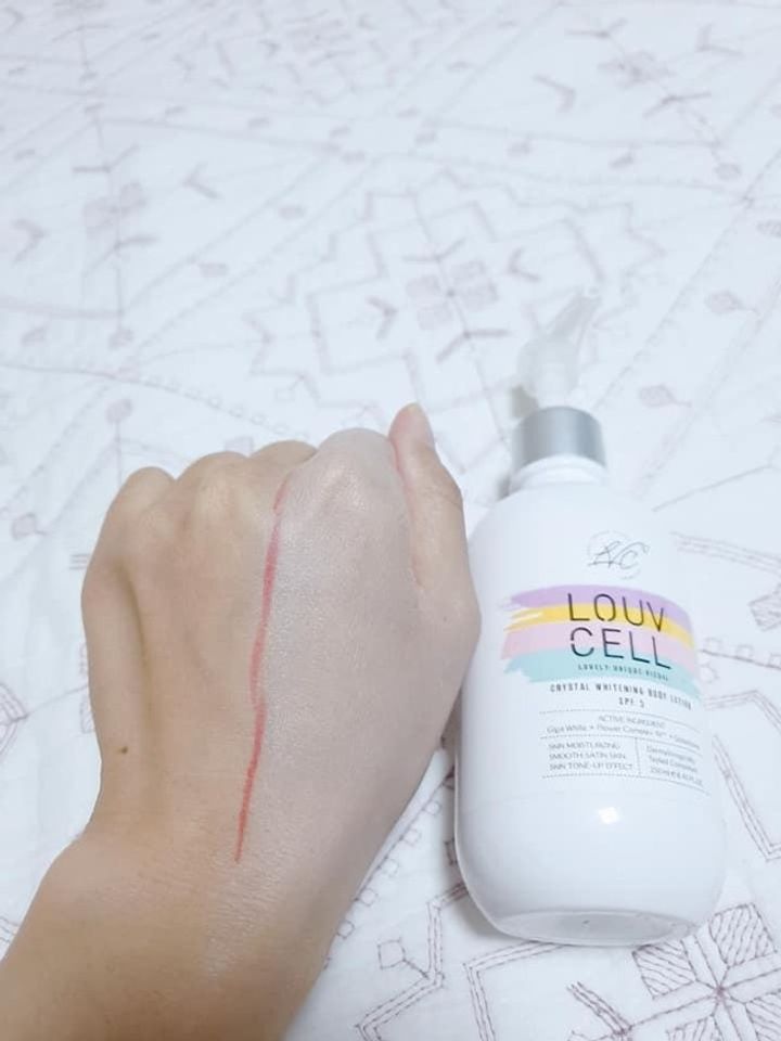 Cảm nhận hiệu quả của ưu điểm của kem dưỡng thể trắng da Body Louv Cell