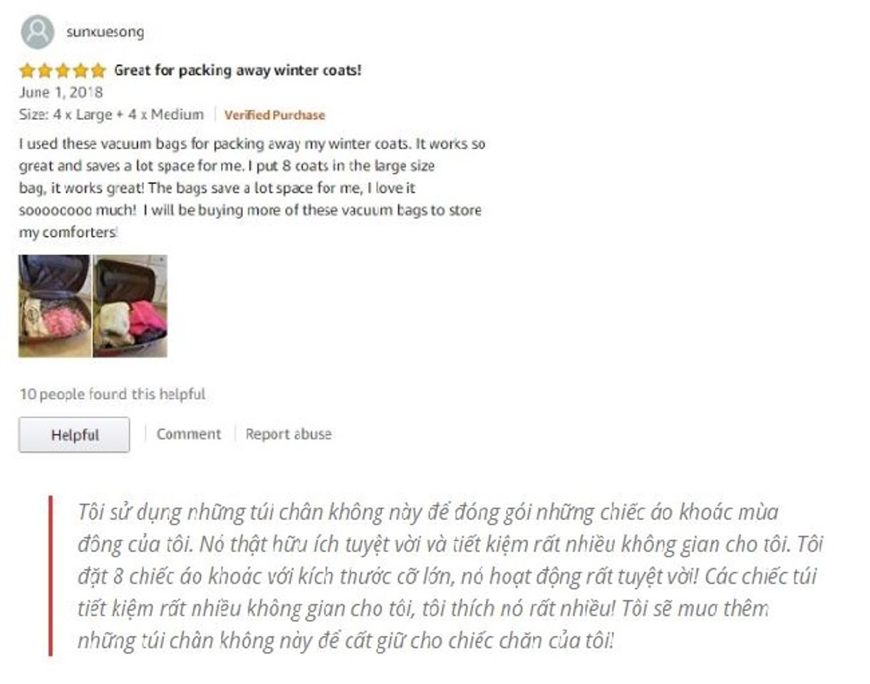 [GÓC KHEN] Túi hút chân không kèm bơm - tiết kiệm không gian lưu trữ