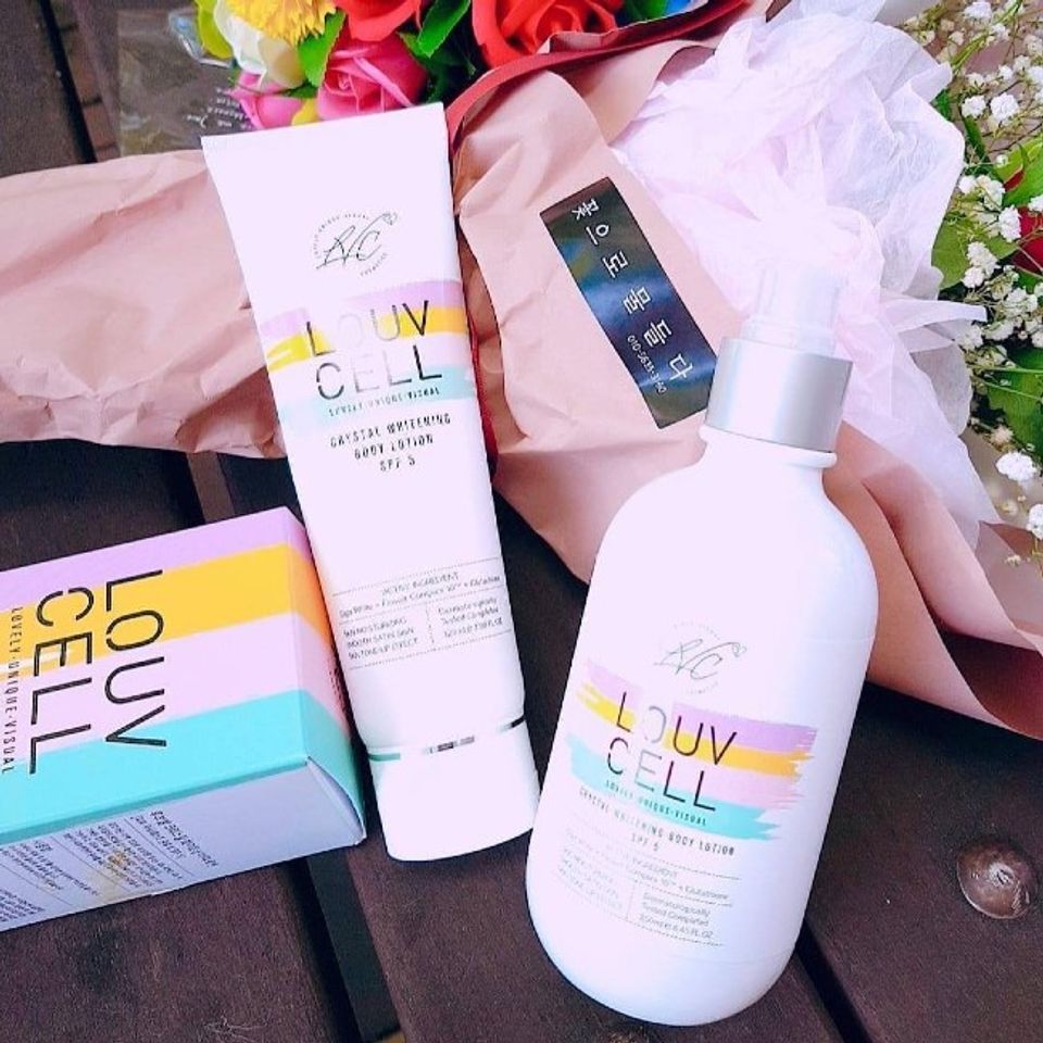 mua kem dưỡng trắng da louv cell body tại chiaki