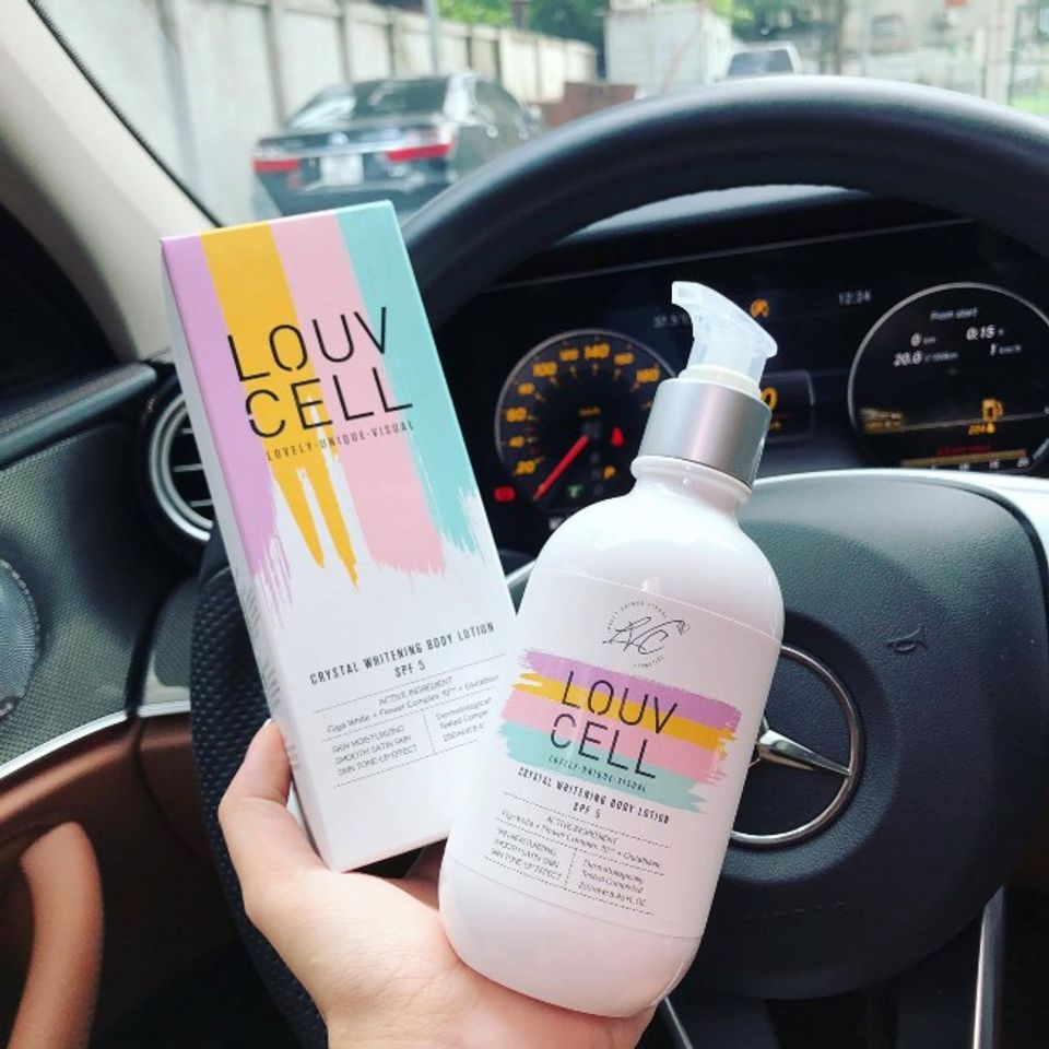 V&agrave;i n&eacute;t sơ lược về sản phẩm dưỡng thể trắng da Louv Cell Body