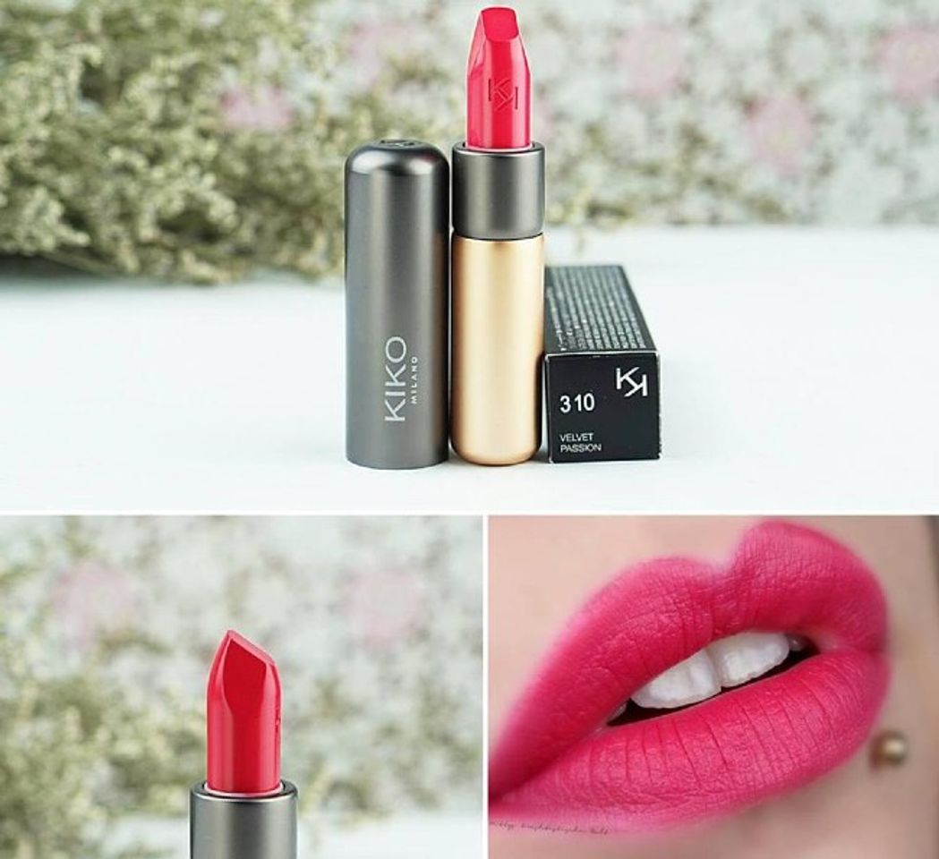 Swatch chi tiết màu son kiko Velvet Passion Matte Lipstick hot hiện nay