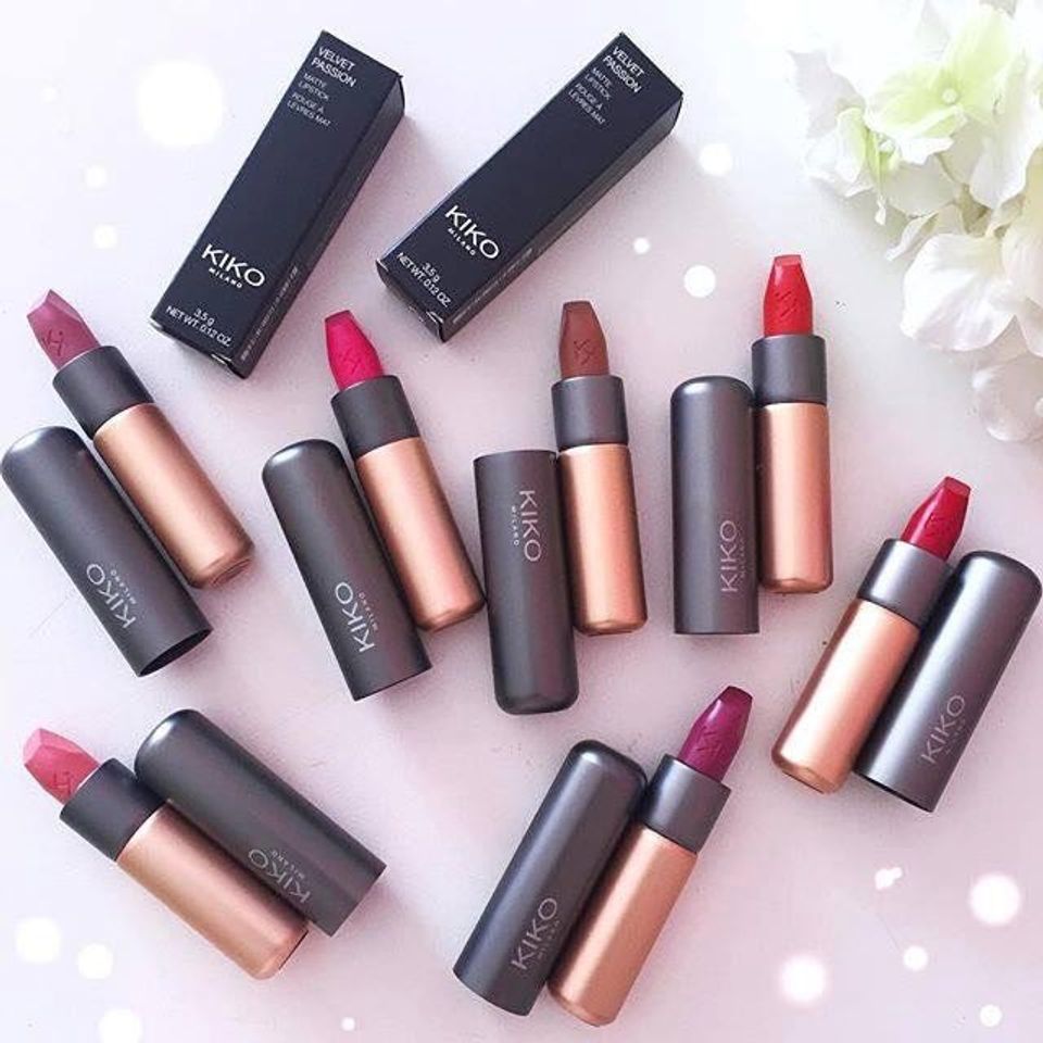 Swatch chi tiết màu son kiko Velvet Passion Matte Lipstick hot hiện nay