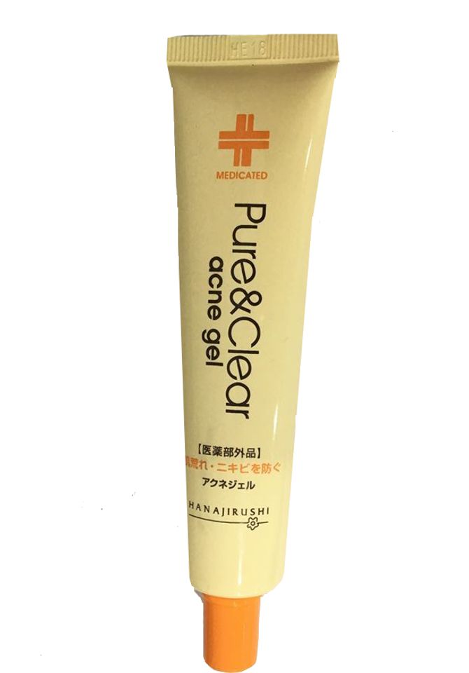 Kem hỗ trợ cải thiện mụn Hanajirushi acne gel Pure & Clear 