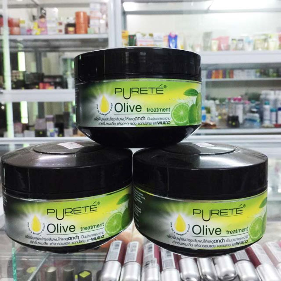 Hướng dẫn sử dụng kem ủ tóc Olive Purete