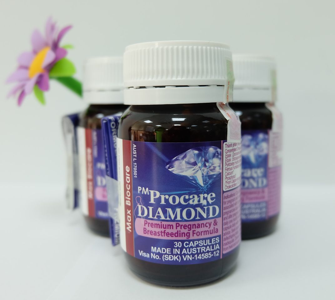 Đối tượng uống Vitamin Procare Diamond 216mg cho bà bầu (Hộp 30 viên)