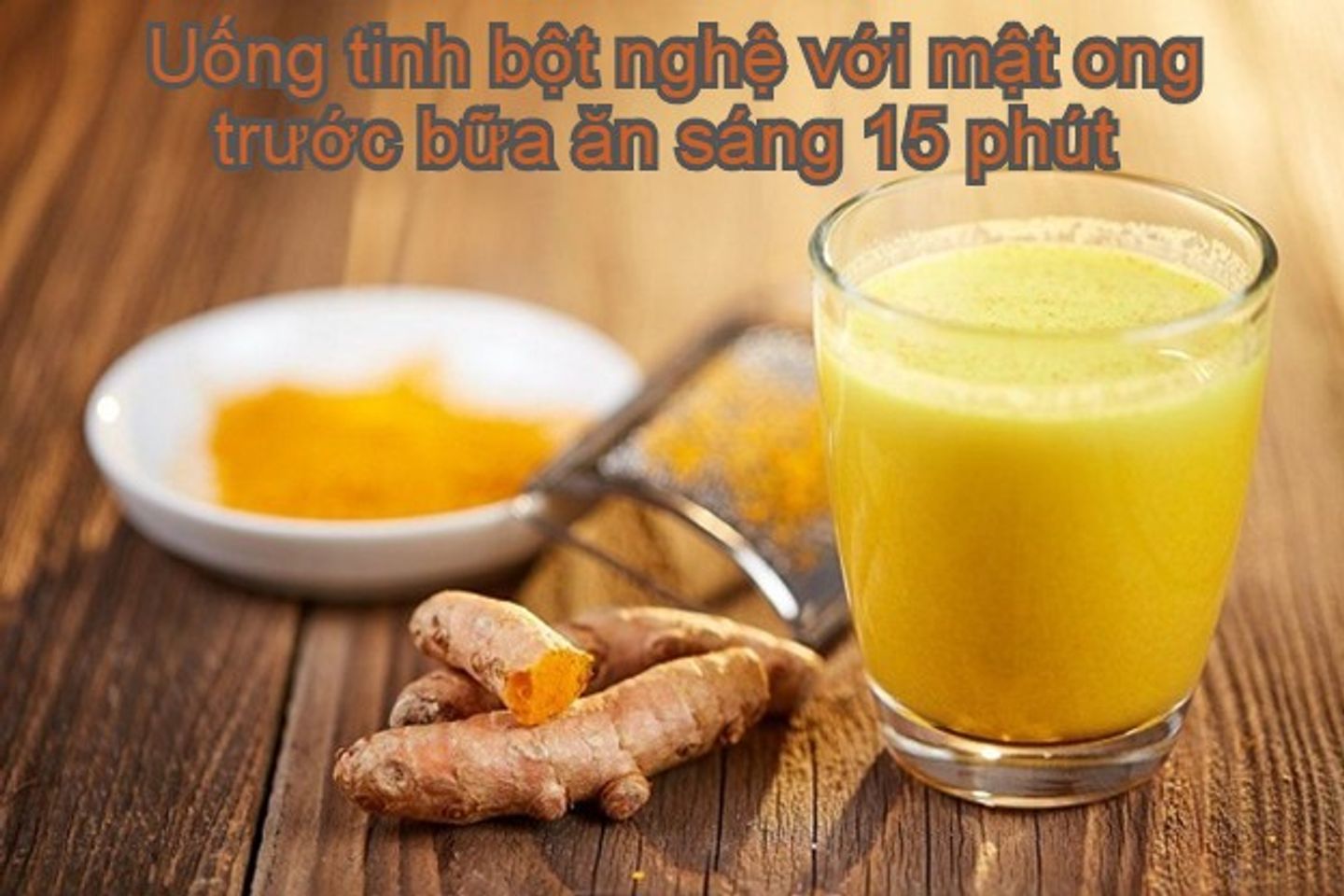 [NEWS] Uống tinh bột nghệ với mật ong tốt như thế nào ?