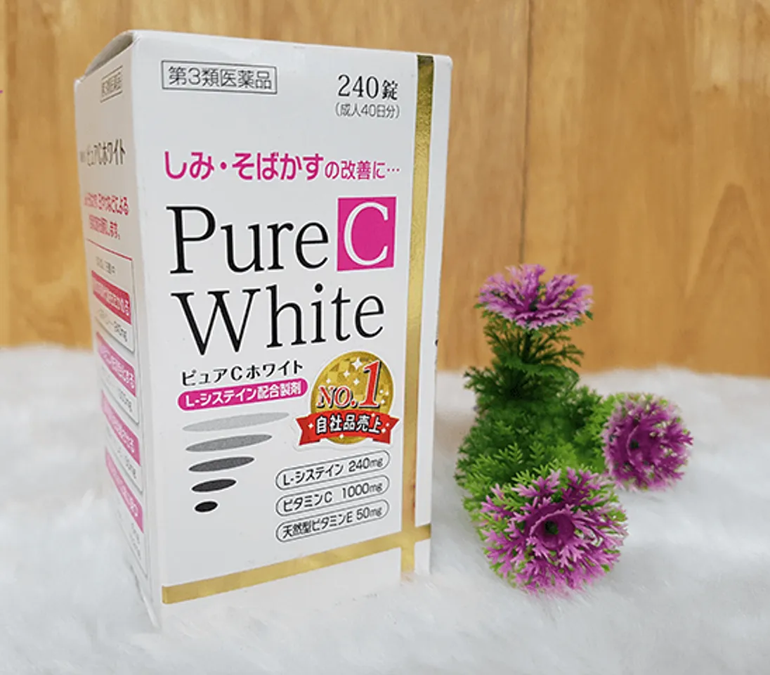 Sử dụng viên uống trắng da Pure White C Nhật Bản theo hướng dẫn để sở hữu làn da trắng sáng