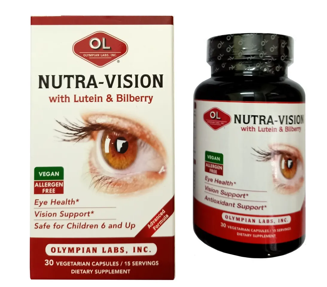 Viên uống hỗ trợ mắt Nutra Vision chính hãng của Olympian Labs - Mỹ