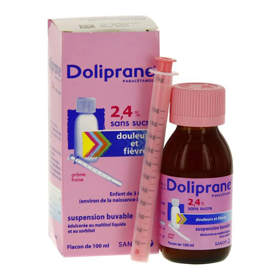 sử dụng thuốc hạ sốt Doliprane đúng cách để hạn chế tác dụng phụ